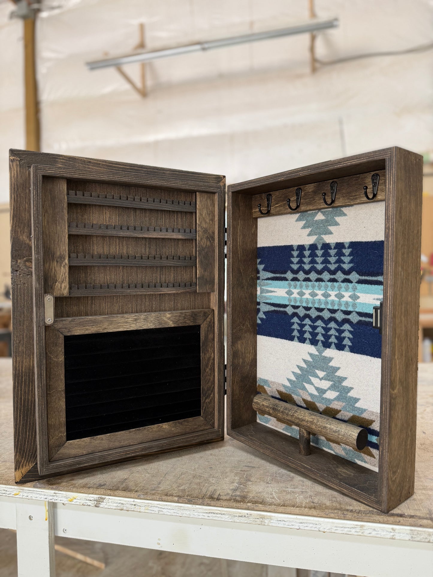 10% off SALE - Custom order mini jewelry cabinet