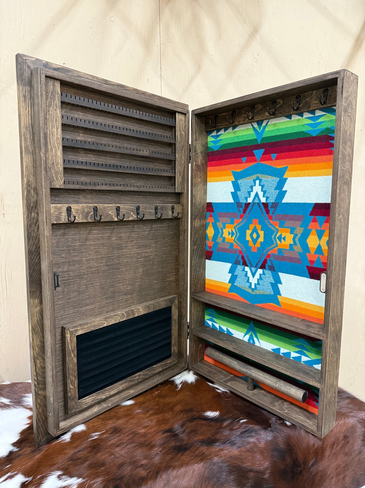 10% off SALE - Custom order Tall jewelry cabinet