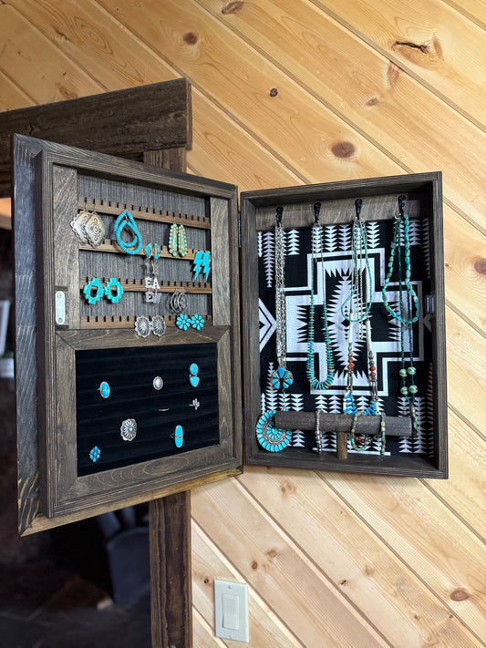 CHRISTMAS CUSTOM ORDER - Mini jewelry cabinet. Down payment.